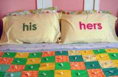 DIY Labeled Pillows