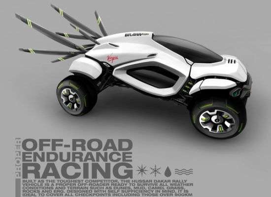 Futuristic Rally Cars
