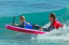Inflatable Two-Person Boogie Boards