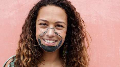 Self-Sterilizing Transparent Face Masks