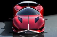 Logo-Shaped Headlight Sports Cars