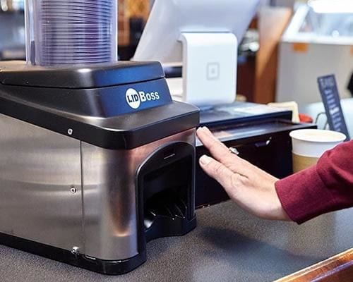 Contact-Free Cup Lid Dispensers