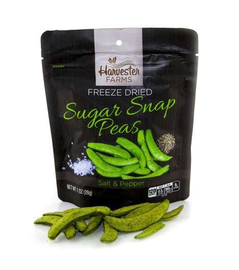 Savory Freeze-Dried Pea Snacks