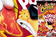 Cheesy Puffed Pepper Snacks