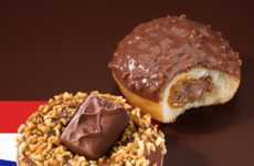 Chocolate Bar-Stuffed Donuts