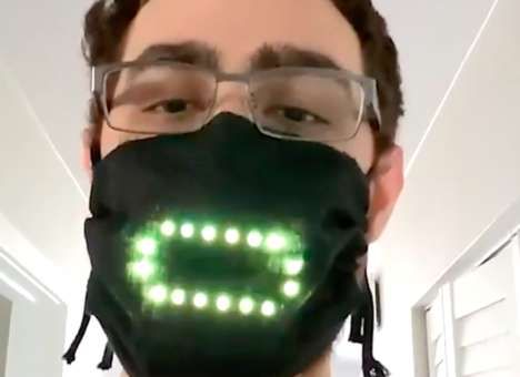 Voice-Activated LED Masks