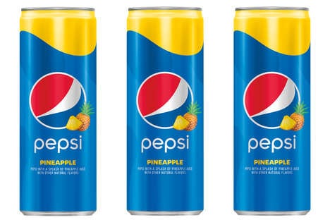 Tropical Pineapple-Flavored Sodas