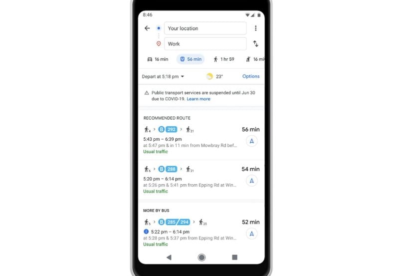 Transit Crowd Map Updates