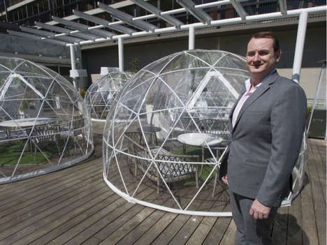 Geodesic Domes Hotel Patios
