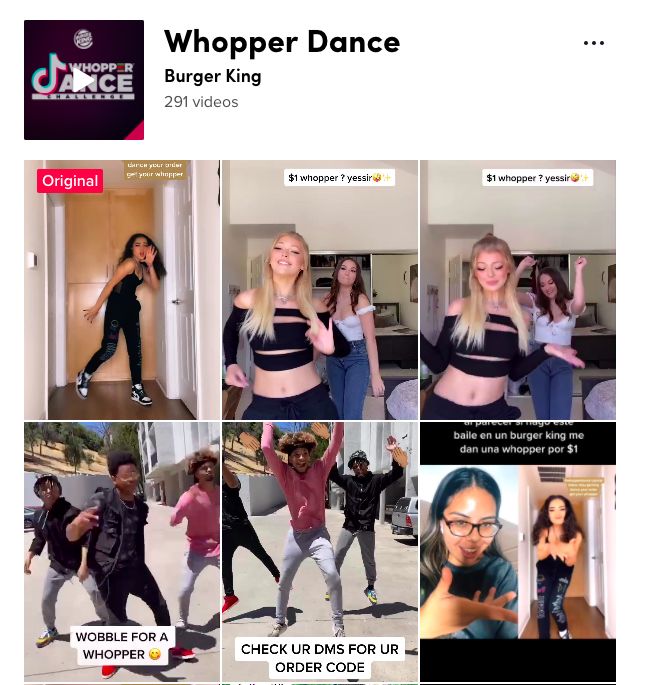 Fast Food Dance Challenges