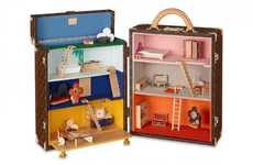 Monogrammed Trunk Dollhouses