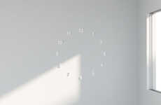 Sunlight-Harnessing Wall Clocks