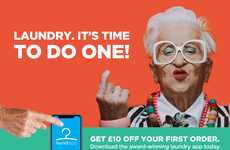 Millennial-Targeted Laundry App Ads