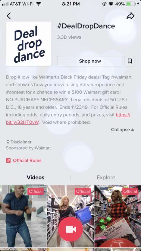 Dance-Based Superstore Campaigns