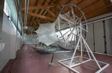 Silkworm-Spun Pavilions