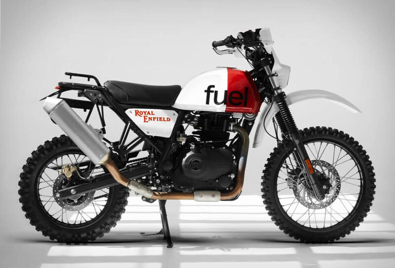 Capable Custom Modified Motorcycles Fuel Royal Rally 400