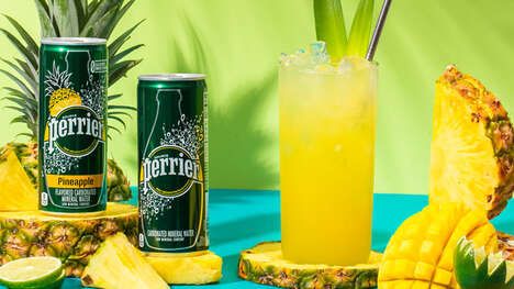 Pineapple-Flavored Canned Seltzers