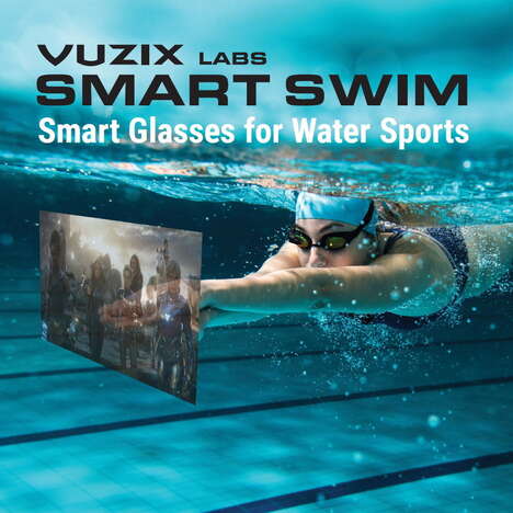 Tech-Integrated Swim Goggles