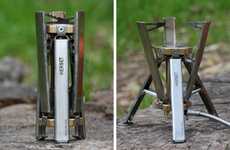 Collapsible Tripod Camping Stoves