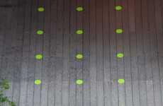 Dotted Social Distancing Markers