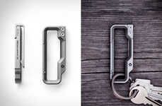 3D-Machined Keychain Carabiners