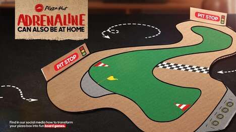 Pizza Hut + Ogilvy designed a limited edition pizza-box with a