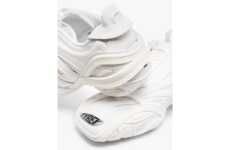 Luxe All-White Futuristic Shoes