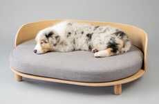 Demure Timber Dog Beds