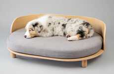 Demure Timber Dog Beds