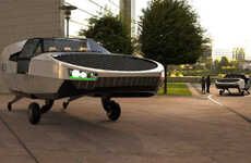 Futuristic Air Taxi Vehicles