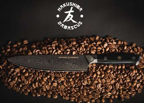 High-End Damascus Kitchen Knives
