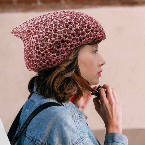 Mesh-Like Bike Helmets
