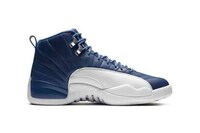 Indigo Tonal Basketball Sneakers Image 2
