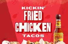 Spicy Fried Chicken Acos