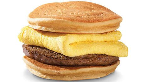 Savory Hotcake Breakfast Sandwiches