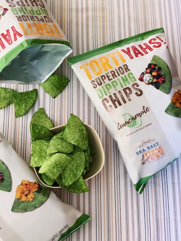 Green Guacamole Chips