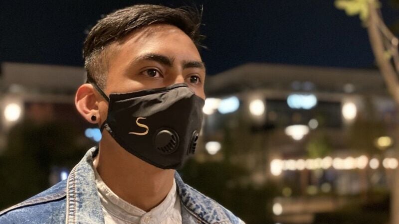 Antibacterial Copper-Infused Face Masks