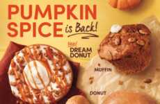 Buttercream-Topped Pumpkin Donuts