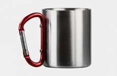 Carabiner-Equipped Camping Mugs