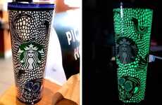 Spooky Glowing Coffee Carriers