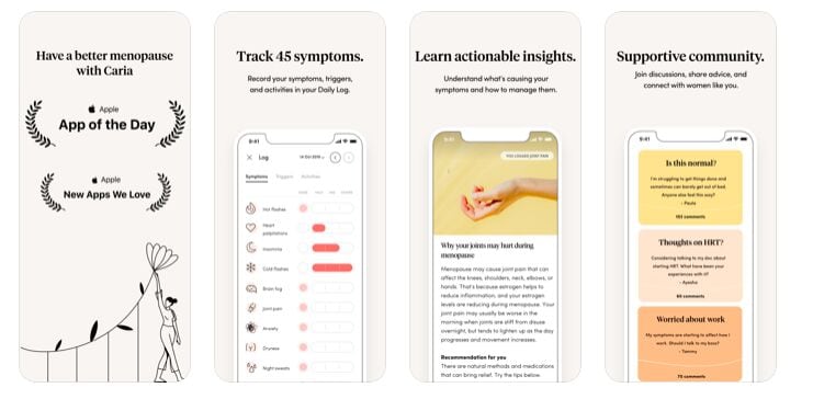 Insightful Menopause-Tracking Apps