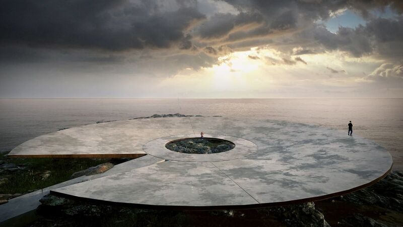 Circular Seaside Pandemic Memorials