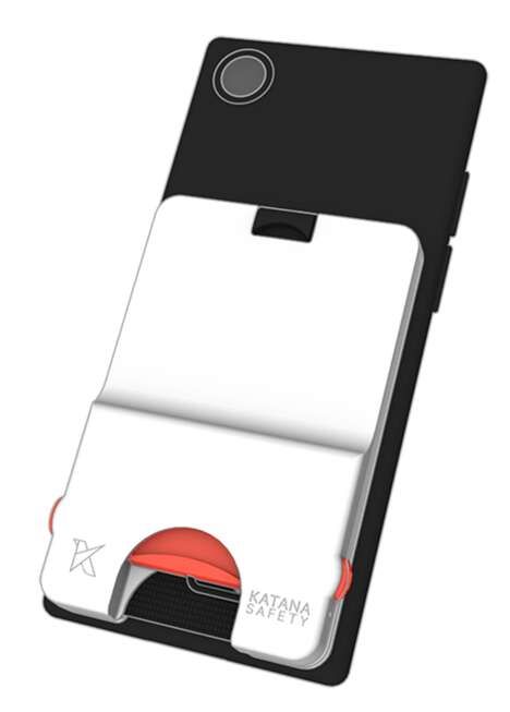 Sleek Smartphone-Attaching Wallets