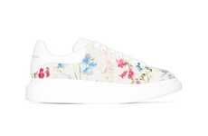 Luxe Floral Embroidered Sneakers