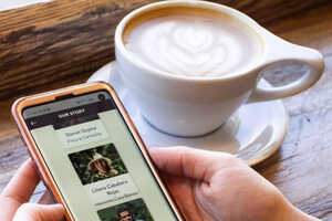 Coffee-Tracing QR Codes