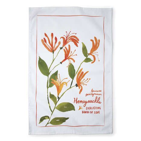 Botanical Birth Month Towels