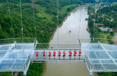 Long Glass-Bottomed Bridges