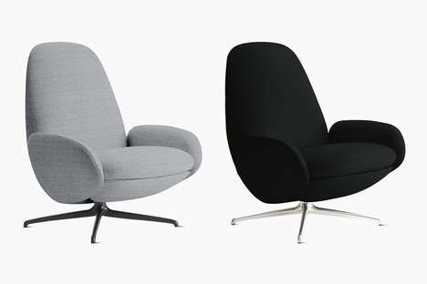 Puffy Lounge Chair, Anthracite / Black Grey — Hem