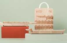 Elongated Interconnected Wooden Toys