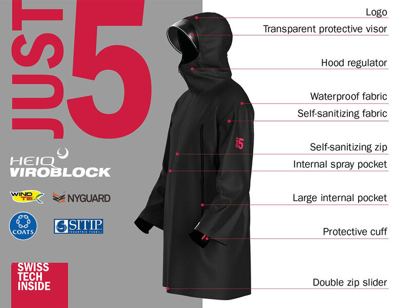Self-Sanitizing Jackets